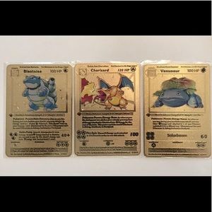 Pokémon metal cards - 1st ed shadowless
